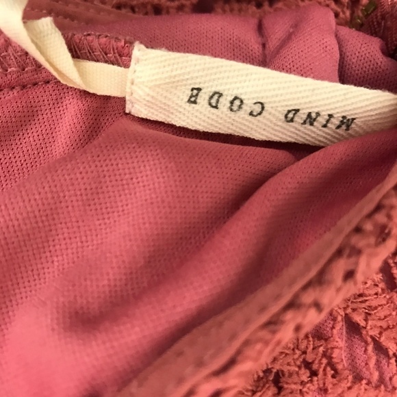 Mind Code Crochet Halter Sundress Size L - Picture 6 of 6